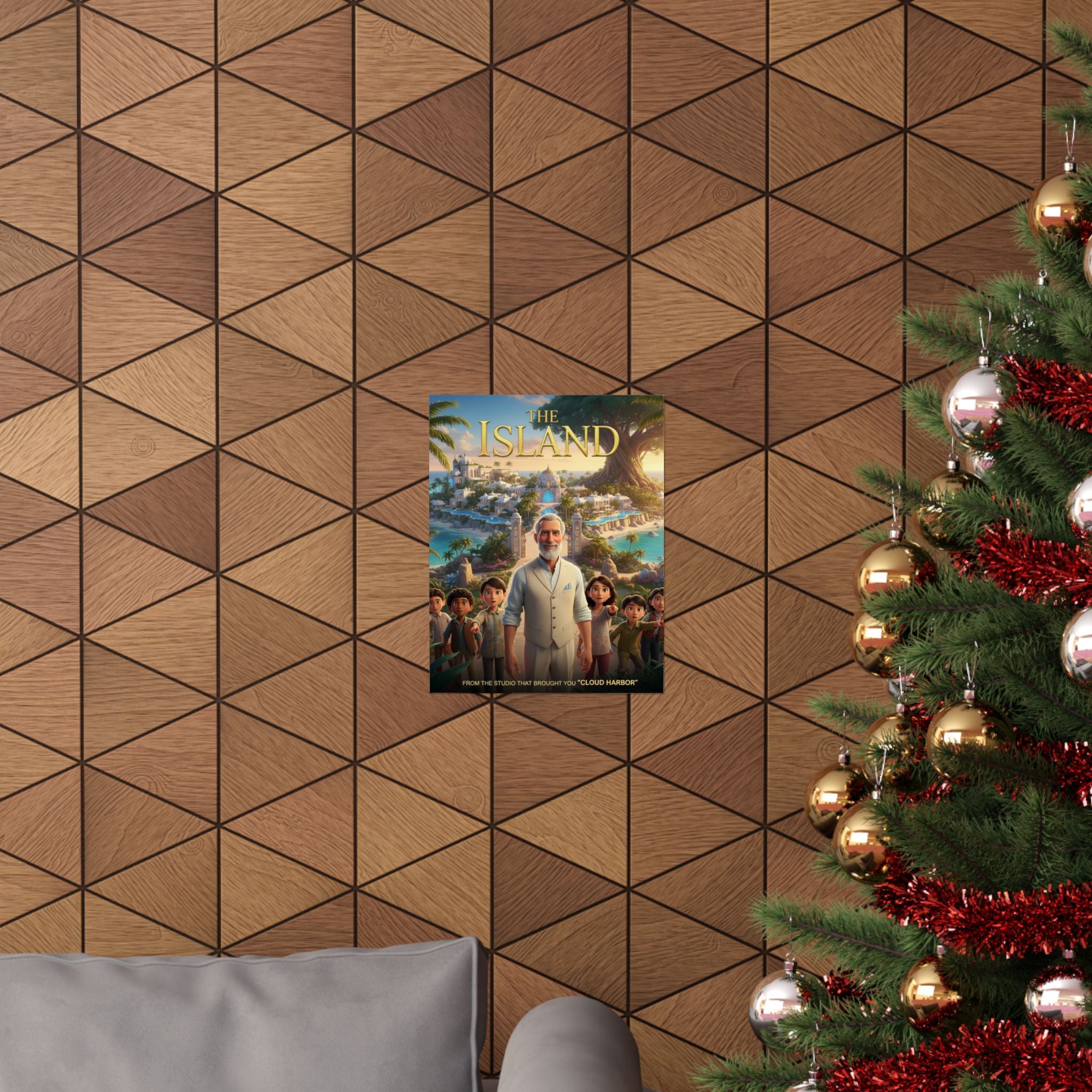 Matte Vertical Poster — "The Island" Movie Art Print