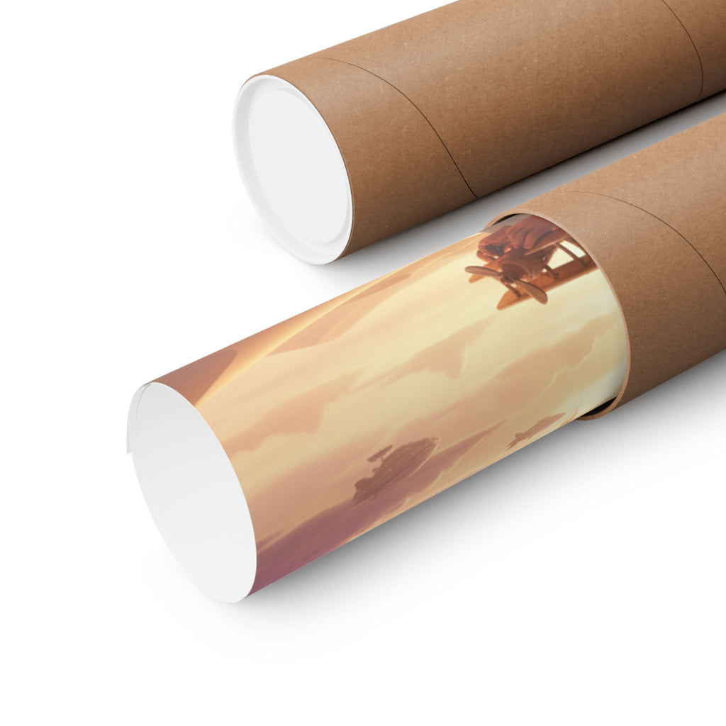 Matte Vertical Poster — "The City in the Sky" Movie Art (Dreamscape Desert Kid)