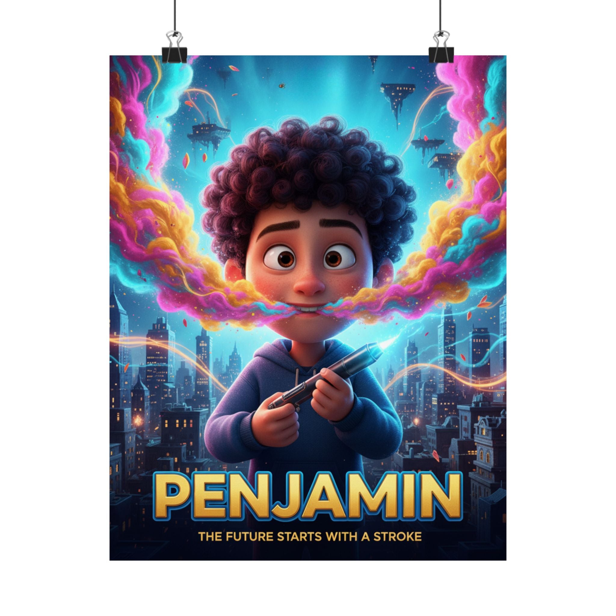 Matte Vertical Poster — "Penjamin" Movie Art Print