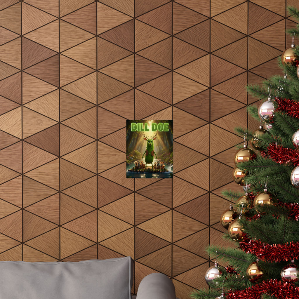 Poster — "Dill Doe" Matte Vertical Movie-Style Art Print