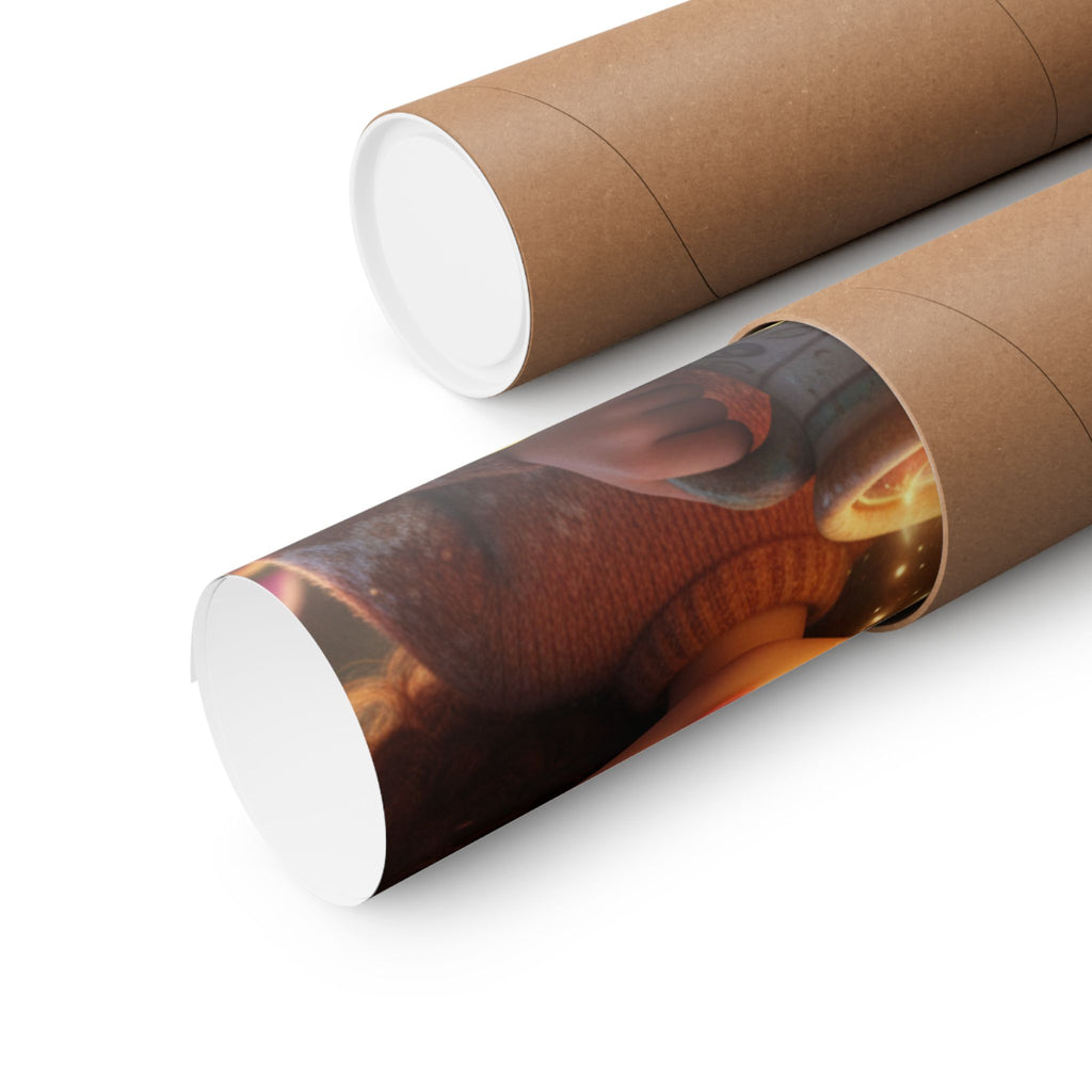 Matte Poster — "Two Girls One Cup: A Taste of Adventure" Decorative Wall Art